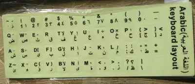 Arabic Keyboard Stickers, View more