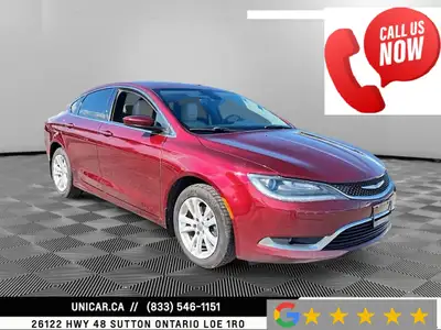 2017 Chrysler 200 Limited No Accidents | Safety Certification Included Financing & Warranty Options...