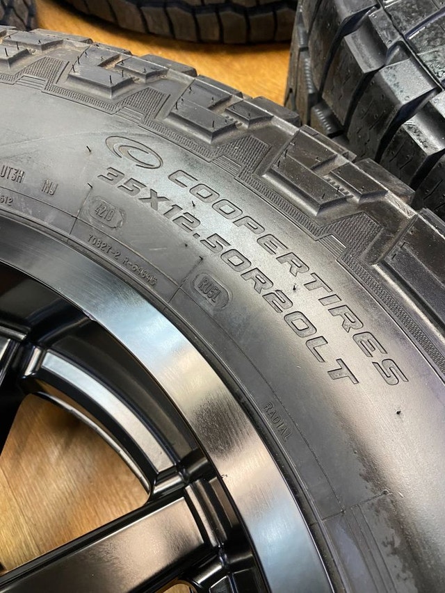 35x12.5x20 Cooper AT3 tires Fuel rims 8x170 Ford F350 SuperDut Tires