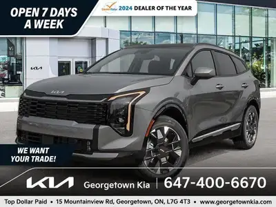 IN-STOCK! UP TO 55 KM EV RANGE! ON LOT AND READY FOR A NEW HOME! The Sportage HEV and PHEV reimagine...