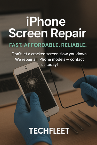 iPhone Screen Repair in Winnipeg at Techfleet on Ness, View more