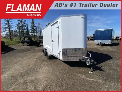 2026 ROYAL 6'X12' +2' V-NOSE ENCLOSED CARGO TRAILER Color: White (2) 3500lb Lippert Spring Axles Tir...