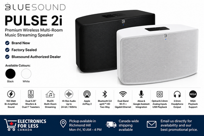Bluesound PULSE 2i Premium Wireless Multi-Room Music Speaker, View more