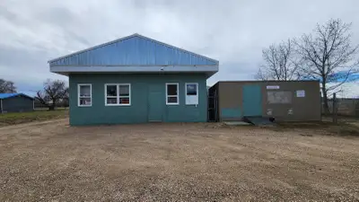 COMMERCIAL PROPERTY in Elk Point consisting of a well-maintained 1680 sq.ft. building, an attached 6...