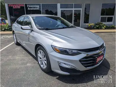 2020 Chevrolet Malibu LT Silver Ice Metallic Odometer is 46754 kilometers below market average! LT F...