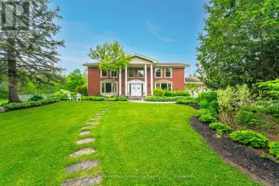 19.3 ACRES!! Elegant 3+1 Bedroom, 4 Bathroom Georgian-Style Home situated on a unique, one of a kind...
