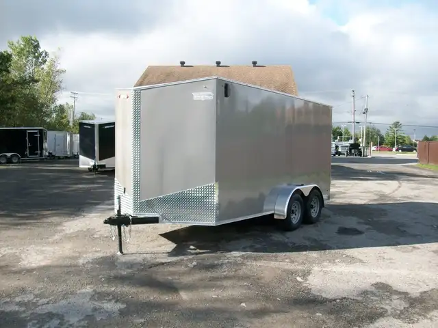 2025 Weberlane CARGO 7'X14' V-NOSE 2 ESSIEUX 6'.6in. HT CONTRACT in Cargo & Utility Trailers in Laval / North Shore - Image 4