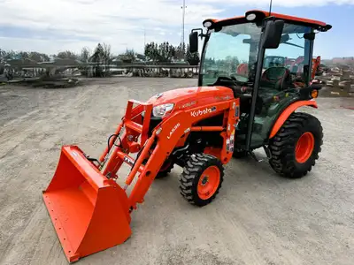 Nice tractor, Cab with heat and AC, loader, R4 tires New/Used : Used Condition : Good Paint Conditio...