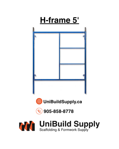 Standard scaffold frame 5' x 5', View more