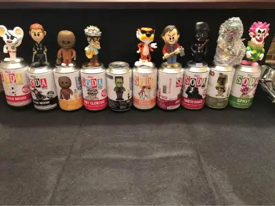Assorted Funko Soda Can Pop Figures $5 each!, View more