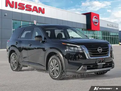 Recent Arrival! 4WD. 2024 Nissan Pathfinder SV 4D Sport Utility Black 9-Speed Automatic 4WD 3.5L V6...