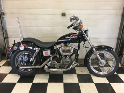 1975 MATCHING NUMBERS HARLEY DAVIDSON FX SUPER GLIDE SHOVELHEAD PRIVATE SALE $11,999. NO GST ! The F...