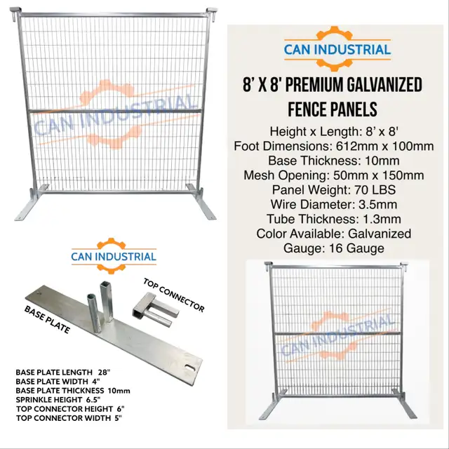 Temporary Construction Fence Panels in Other Business & Industrial in Fredericton - Image 7