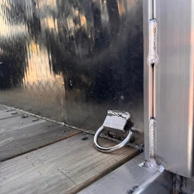 Aluminum 7x16 Tandem Axle Side load ATV Trailer with rear Byfold in Cargo & Utility Trailers in Brantford - Image 9