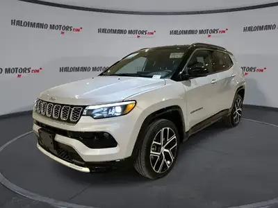 Meet the 2024 Jeep Compass Limited 4x4 | Leather Seats, offered by Haldimand Motors Ltd. in Cayuga....