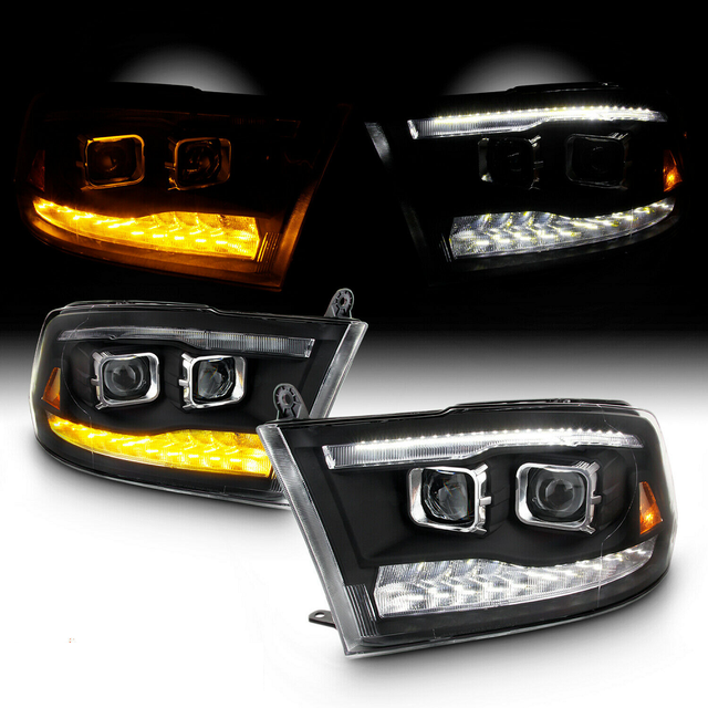 09-18 Dodge Ram 1500 2500 3500 LED/DRL Dual Projector Headlights in Auto Body Parts in City of Toronto - Image 5