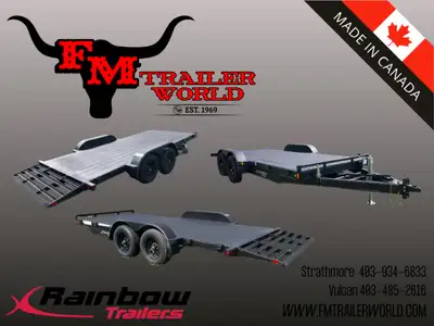 18' Rainbow Excursion Tilt Car Equipment Trailer 2 5200# LCI axles Family Owned Operated Small Town...
