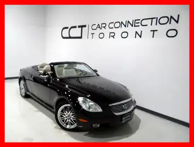 2002 LEXUS SC430 HARDTOP CONVERTIBLE CARFAX VERIFIED, CLEAN TITLE, NO ACCIDENTS! 170,000KM HIGHWAY D...