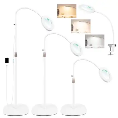 WE DELIVER - Nueyio, 10X Magnifying Glass with Light and Stand,, View more