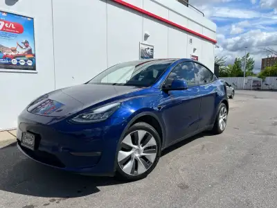 JUST IN @ LUCKY MOTORCARS INC 2022 Tesla Model Y AWD Long Range – Blue Beauty with Brains ⚡ 92,000 k...