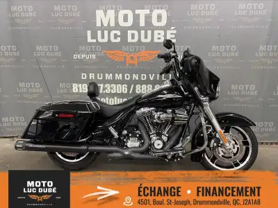 Harley-Davidson FLHX Street Glide 2013 SEULEMENT 5 433 KM MOTO CANADIENNE ALARME MOTEUR 103 PO CUBE...