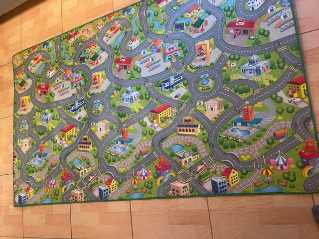 Smart Mat Kids Carpet Playmat Rug City Life Great for Playing wi in Toys & Games in City of Toronto - Image 2