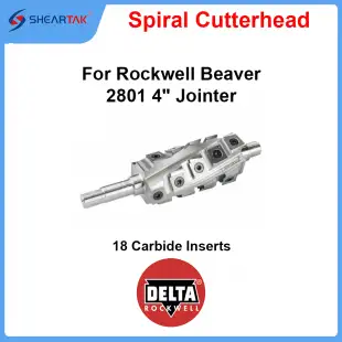 Delta Rockwell Planer and Jointer upgrade with Spiral cutterhead, View more