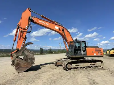 2010 Hitachi X350LC-3 Excavator w/ Thumb 2010 Hitachi X350LC-3, Izuzu diesel engine, postitive air s...