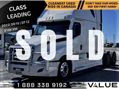2022 FREIGHTLINER CASCADIA Odometer: 818,819 km Engine Make: Detroit Engine Model: DD15 Engine Seria...