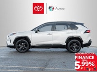 The 2019 Toyota RAV4 Hybrid XSE in pristine white exudes confidence on the road with its capable AWD... (image 2)