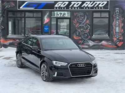 2017 Audi A3 2.0T Progressiv Quattro Sedan - Navigation|Rearview camera|Leather|Heated seats|Sunroof...