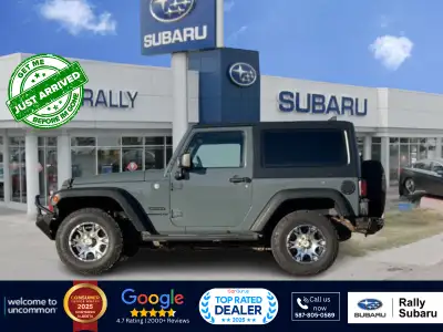 Removable Top, Steering Wheel Audio Controls! At Subaru Edmonton explore the diverse selection of ve...