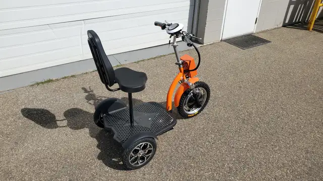 2025 3 wheel new models! Electric Mobility Scooter Alpha M Foldi in Scooters & Pocket Bikes in Edmonton - Image 8