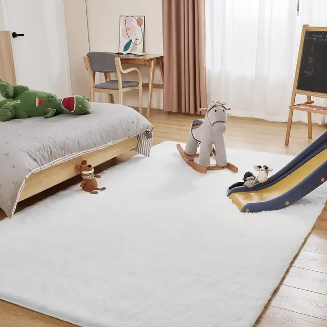 NEW SUPER SOFT FLUFFY AREA RUG INDOOR CARPET ANTI SKID in Other in Regina - Image 3