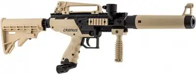 TIPPMANN CRONUS TACTICAL PAINTBALL MARKER GUN, View more