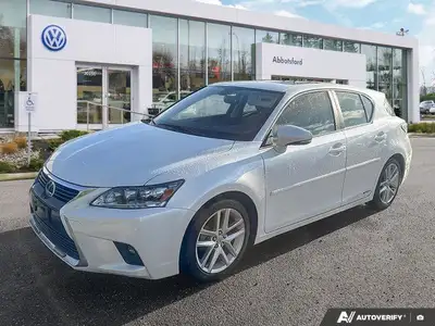 This Lexus CT 200h delivers a Gas/Electric I-4 1.8 L/110 engine powering this Variable transmission....