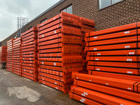 Over 10,000 used pallet rack beams in stock 8' x 3" - RediRack