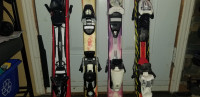 Mini skis Alpin, pour adulte, et enfant prix 65 $ chacun ou 135