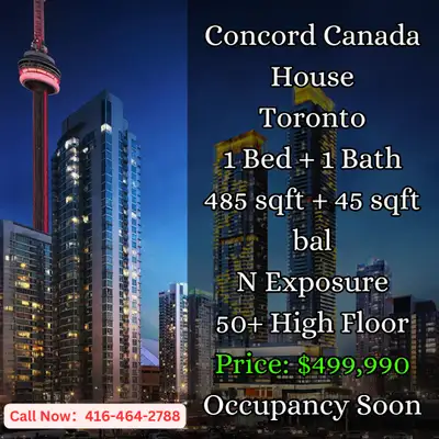 ️ Concord Canada House | Downtown Toronto Address: 23 Spadina Ave, Toronto, ON M5V 3M5 ️ Community:...