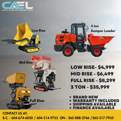Dumper low/mid/full rise & 3 ton Title : 2025 CAEL Dumper low/mid/full rise & 3 ton dumper loader Pr...