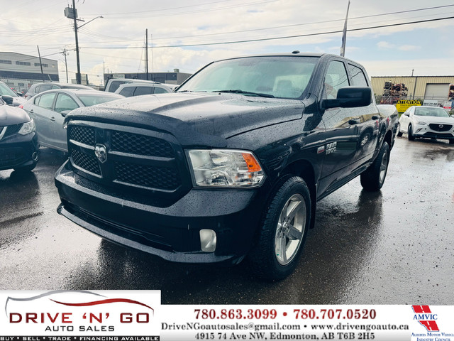 2017 Ram 1500 ST CREW CAB, 4x4, HEMI 5.7L, LOW KMS, 140K, CLEAN  in Cars & Trucks in Edmonton