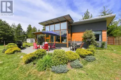 Nestled in the tranquility of Denman Island, this stunning contemporary home, built in 2017, offers...