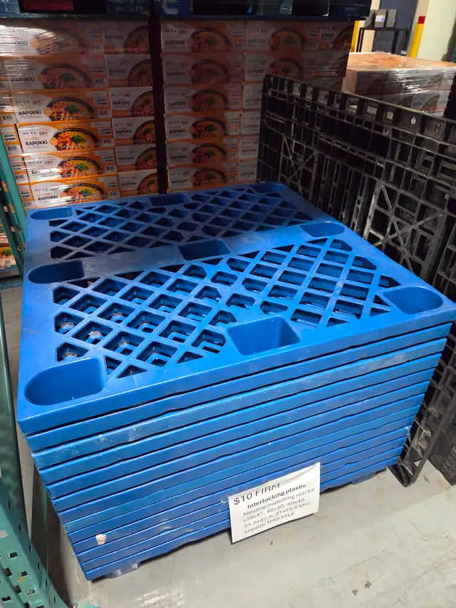Good pallets for sale DRY Stored indoors 48x40 block / stringers in Tool Storage & Benches in Mississauga / Peel Region - Image 5