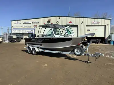 USED 2022 HEWESCRAFT 210 SEA RUNNER W/ ET FOR SALE IN NISKU, AB CALL (844) 955-2445 FOR MORE DETAILS...