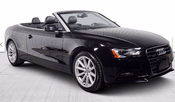 Audi A5 Convertible 2014 vente particulier.  Une taxe. dans Autos et camions  à Ville de Montréal - Image 2