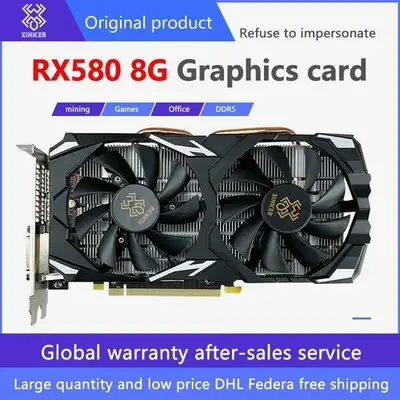 RX580 8G Mining graphics card stable 29+hash rate, View more