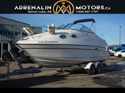 24FT REGAL COMMODORE, CLASSIC CABIN CRUISER, SPACIOUS LAYOUT & MORE! Exterior Options 24-foot fiberg...