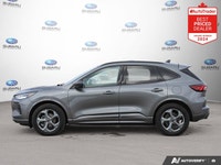 Recent Arrival! Gray Metallic 2024 Ford Escape ST-Line AWD 8-Speed Automatic 1.5L EcoBoost APPLE CAR... (image 1)