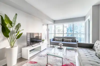 Beautiful (1,2,3BR) Condo with View,Parking,Prime Loc, Furnished