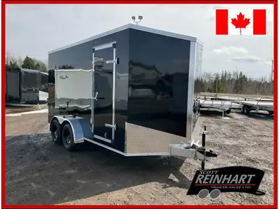 2026 XCel Trailers 7x14 Plus V-Nose All Aluminum Cargo Trailer 7000LB GVWR, 2 3500LB Spring Drop Axl...